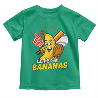 Funny Baseball Toddler T Shirt Lets Go Bananas Fruit Sports Lover Gift - Wonder Print Shop