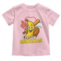 Funny Baseball Toddler T Shirt Lets Go Bananas Fruit Sports Lover Gift - Wonder Print Shop