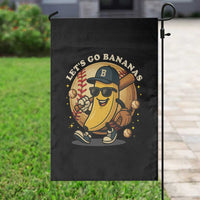 Funny Banana Baseball Garden Flag Sports Humor Banana Baseball - Wonder Print Shop