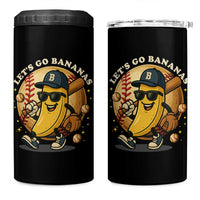 Funny Banana Baseball 4 in 1 Can Cooler Tumbler Sports Humor Banana Baseball