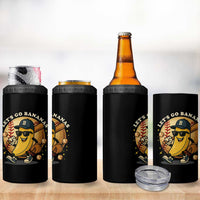 Funny Banana Baseball 4 in 1 Can Cooler Tumbler Sports Humor Banana Baseball