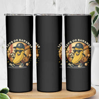 Funny Banana Baseball Skinny Tumbler Sports Humor Banana Baseball