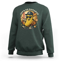 Funny Banana Baseball Sweatshirt Sports Humor Banana Baseball - Wonder Print Shop