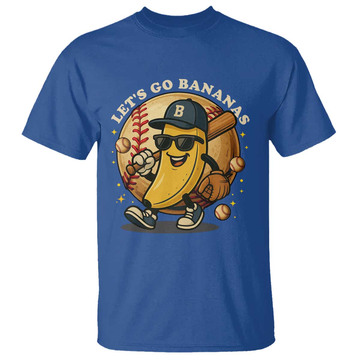 Funny Banana Baseball T Shirt Sports Humor Banana Baseball - Wonder Print Shop