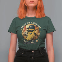 Funny Banana Baseball T Shirt For Women Sports Humor Banana Baseball - Wonder Print Shop