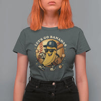 Funny Banana Baseball T Shirt For Women Sports Humor Banana Baseball - Wonder Print Shop