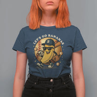 Funny Banana Baseball T Shirt For Women Sports Humor Banana Baseball - Wonder Print Shop