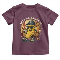 Funny Banana Baseball Toddler T Shirt Sports Humor Banana Baseball - Wonder Print Shop