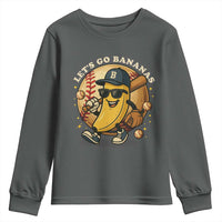Funny Banana Baseball Youth Sweatshirt Sports Humor Banana Baseball - Wonder Print Shop