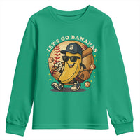 Funny Banana Baseball Youth Sweatshirt Sports Humor Banana Baseball - Wonder Print Shop