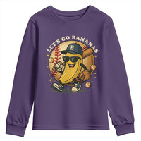 Funny Banana Baseball Youth Sweatshirt Sports Humor Banana Baseball - Wonder Print Shop