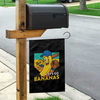 Lets Go Bananas Garden Flag Funny Banana Baseball Fruit Sports Gift - Wonder Print Shop