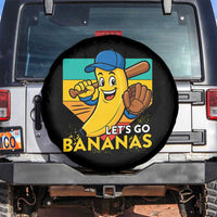 Lets Go Bananas Spare Tire Cover Funny Banana Baseball Fruit Sports Gift - Wonder Print Shop