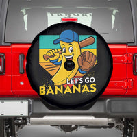 Lets Go Bananas Spare Tire Cover Funny Banana Baseball Fruit Sports Gift - Wonder Print Shop