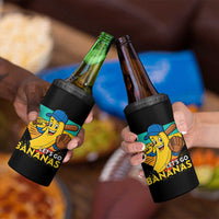 Lets Go Bananas 4 in 1 Can Cooler Tumbler Funny Banana Baseball Fruit Sports Gift