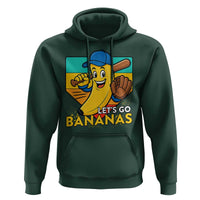Lets Go Bananas Hoodie Funny Banana Baseball Fruit Sports Gift - Wonder Print Shop