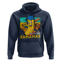 Lets Go Bananas Hoodie Funny Banana Baseball Fruit Sports Gift - Wonder Print Shop
