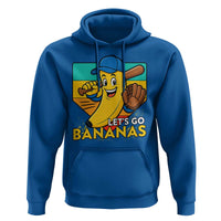 Lets Go Bananas Hoodie Funny Banana Baseball Fruit Sports Gift - Wonder Print Shop