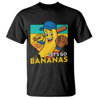 Lets Go Bananas T Shirt Funny Banana Baseball Fruit Sports Gift - Wonder Print Shop