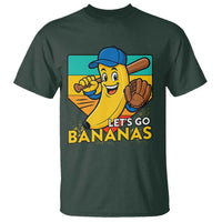 Lets Go Bananas T Shirt Funny Banana Baseball Fruit Sports Gift - Wonder Print Shop