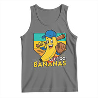 Lets Go Bananas Tank Top Funny Banana Baseball Fruit Sports Gift - Wonder Print Shop