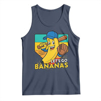 Lets Go Bananas Tank Top Funny Banana Baseball Fruit Sports Gift - Wonder Print Shop