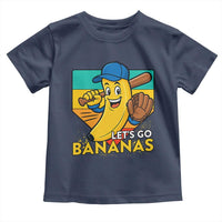Lets Go Bananas Toddler T Shirt Funny Banana Baseball Fruit Sports Gift - Wonder Print Shop
