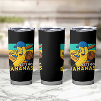 Lets Go Bananas Tumbler Cup Funny Banana Baseball Fruit Sports Gift