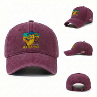Lets Go Bananas Washed Cotton Baseball Cap Funny Banana Baseball Fruit Sports Gift