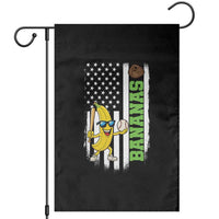 Banana Playing Baseball Lover Garden Flag Retro American Flag - Wonder Print Shop