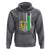 Banana Playing Baseball Lover Hoodie Retro American Flag - Wonder Print Shop