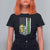 Banana Playing Baseball Lover T Shirt For Women Retro American Flag - Wonder Print Shop