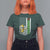 Banana Playing Baseball Lover T Shirt For Women Retro American Flag - Wonder Print Shop
