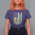 Banana Playing Baseball Lover T Shirt For Women Retro American Flag - Wonder Print Shop