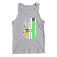 Banana Playing Baseball Lover Tank Top Retro American Flag - Wonder Print Shop