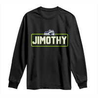 Funny Seattle Jimothy The Raccoon Long Sleeve Shirt Football Parody Viral Trash Panda Feral Meme