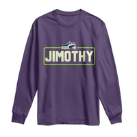 Funny Seattle Jimothy The Raccoon Long Sleeve Shirt Football Parody Viral Trash Panda Feral Meme