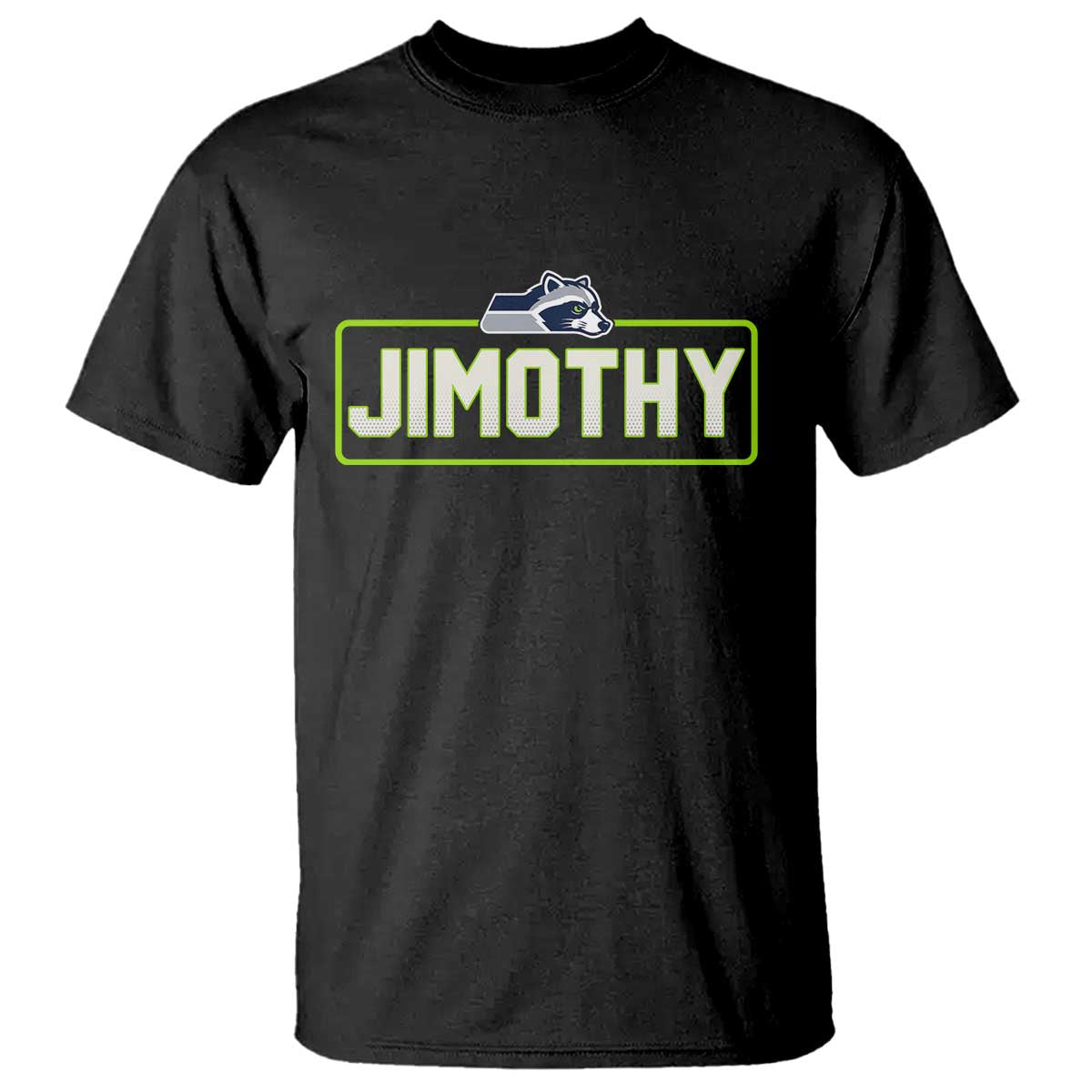 Funny Seattle Jimothy The Raccoon T Shirt Football Parody Viral Trash Panda Feral Meme