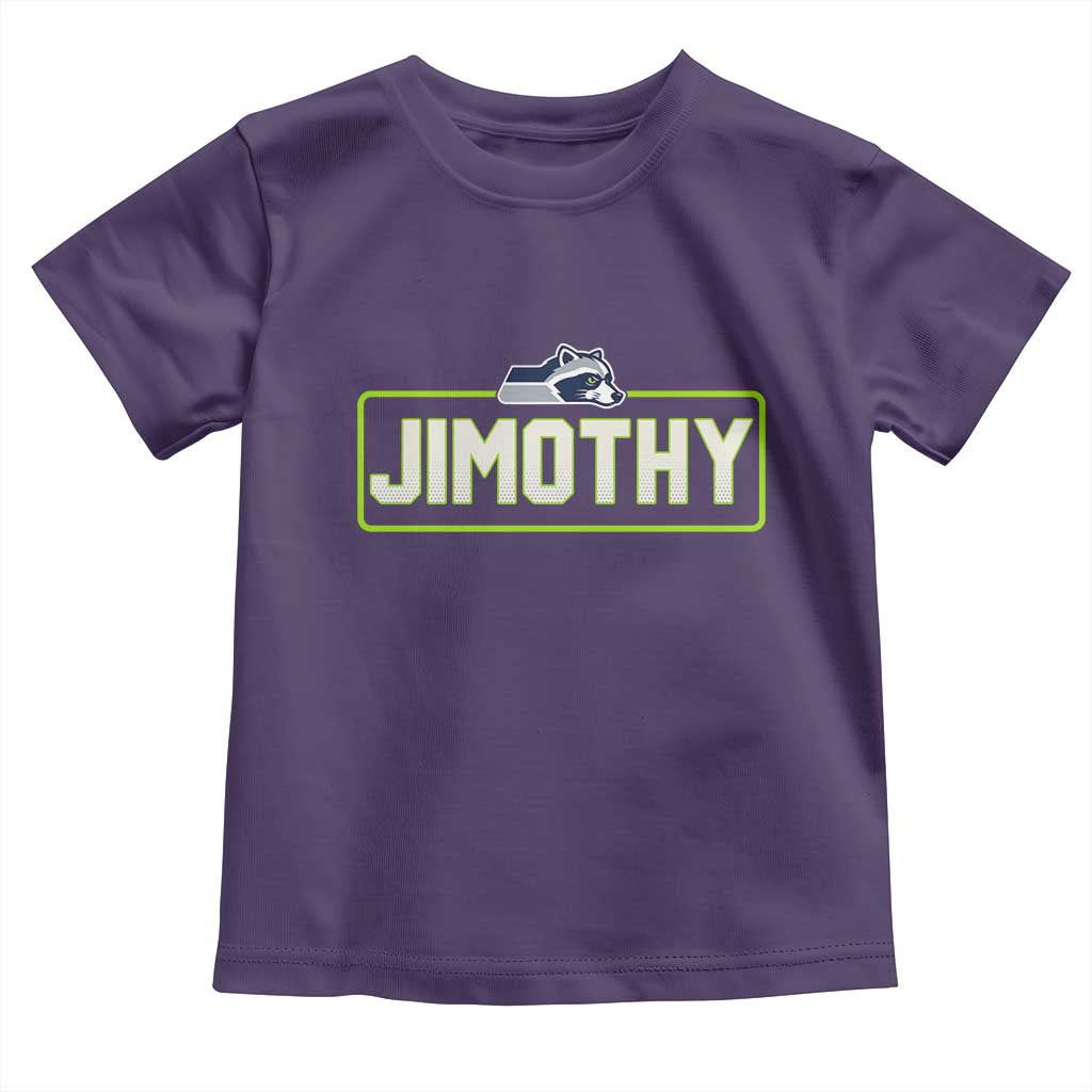 Funny Seattle Jimothy The Raccoon Toddler T Shirt Football Parody Viral Trash Panda Feral Meme