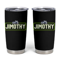 Funny Seattle Jimothy The Raccoon Tumbler Cup Football Parody Viral Trash Panda Feral Meme