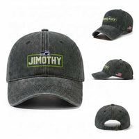 Funny Seattle Jimothy The Raccoon Washed Cotton Baseball Cap Football Parody Viral Trash Panda Feral Meme