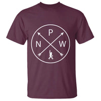 PNW Bigfoot Crossed Arrows Pacific Northwest Pride T Shirt