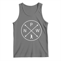 PNW Bigfoot Crossed Arrows Pacific Northwest Pride Tank Top