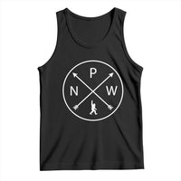 PNW Bigfoot Crossed Arrows Pacific Northwest Pride Tank Top