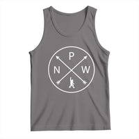 PNW Bigfoot Crossed Arrows Pacific Northwest Pride Tank Top
