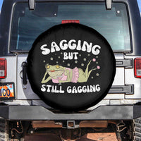 Funny Sagging But Still Gagging Spare Tire Cover Sarcastic Frog Humor - Wonder Print Shop