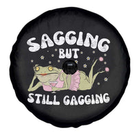 Funny Sagging But Still Gagging Spare Tire Cover Sarcastic Frog Humor - Wonder Print Shop