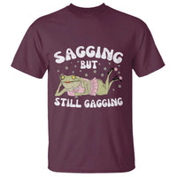 Funny Sagging But Still Gagging T Shirt Sarcastic Frog Humor - Wonder Print Shop