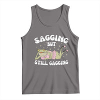 Funny Sagging But Still Gagging Tank Top Sarcastic Frog Humor - Wonder Print Shop