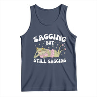 Funny Sagging But Still Gagging Tank Top Sarcastic Frog Humor - Wonder Print Shop